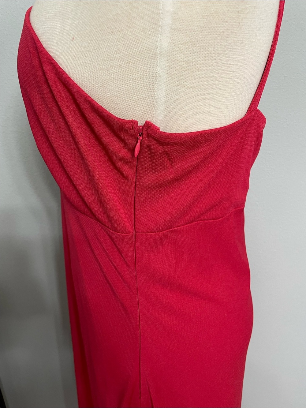 LOFT Strapless Halter-Loop Dress Raspberry size 12 - Picture 5 of 7